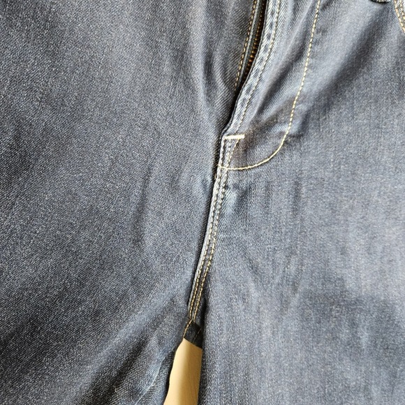 Frame Le High Straight Raw Hem Ankle Jeans 28 Dark Wash Stretch Denim - Picture 4 of 9